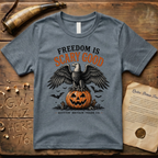 Freedom is Scary Good American Eagle Pumpkin Halloween T-Shirt