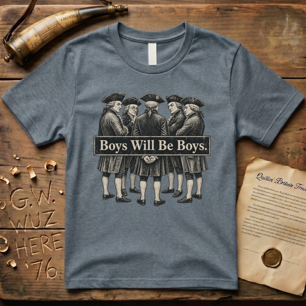 Boys Will Be Boys - Planning Forefathers T-Shirt