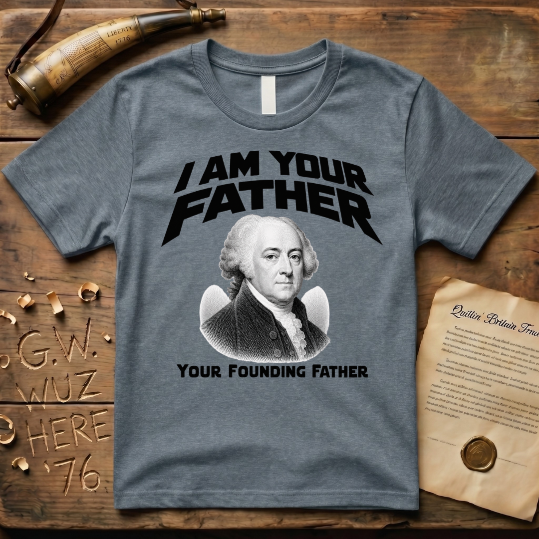 John Adams I Am Your Founding Father Light Father's Day T-Shirt