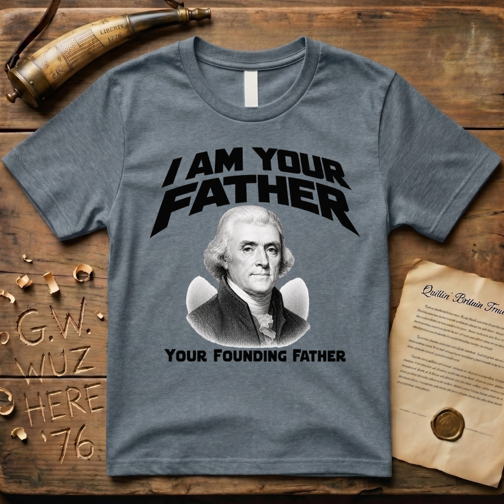Thomas Jefferson I Am Your Founding Father Light Father's Day T-Shirt