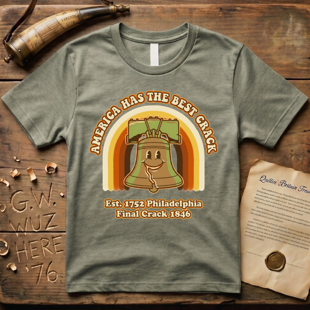 America Has The Best Crack Retro 1970's Style T-Shirt
