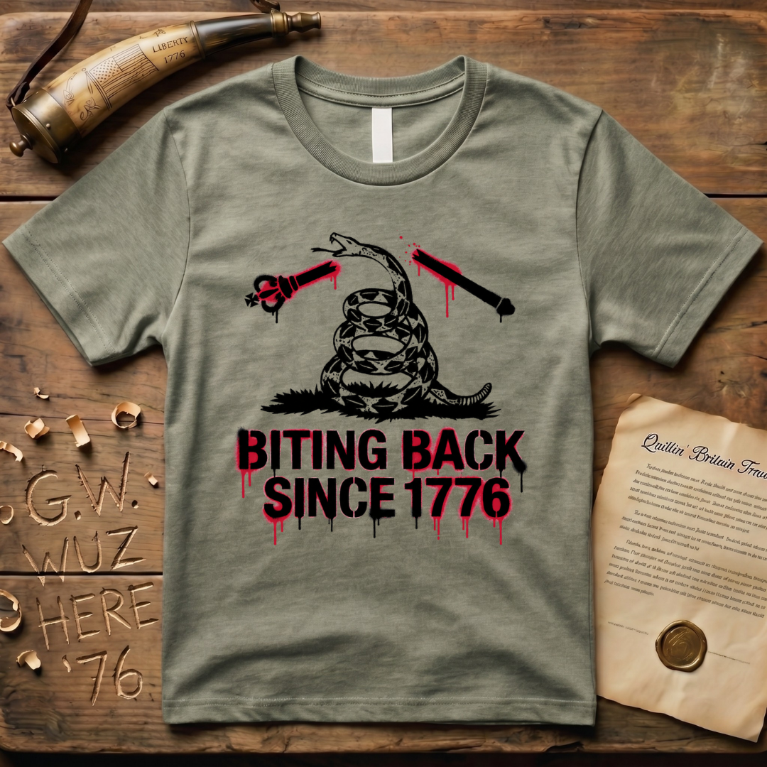 Biting Back Since 1776 Gadsen Snake T-Shirt
