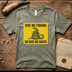 Give Me Fishing or Give Me Death Flag Lure T-Shirt