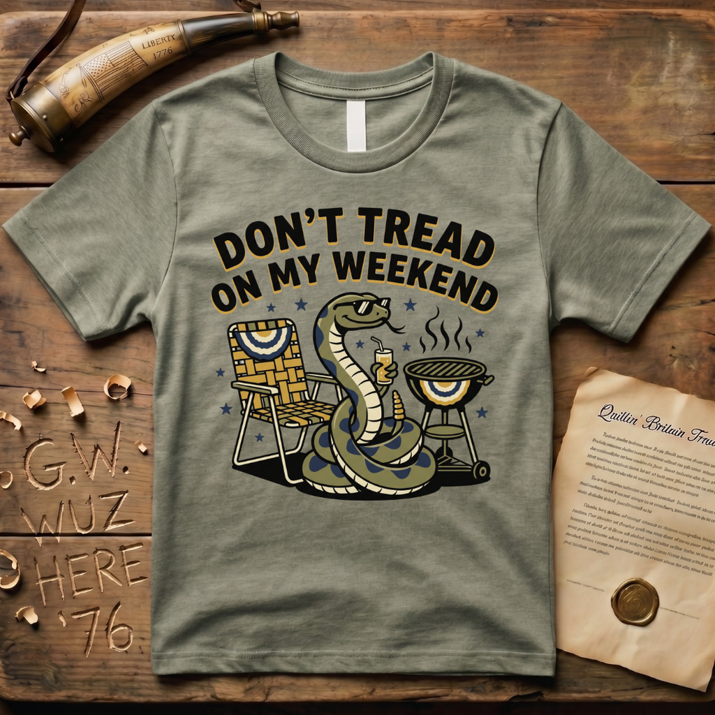 Don't Tread on My Weekend Snake Light T-Shirt