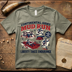 Continental Army Mud Run Liberty Takes Endurance T-Shirt