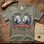 Washington Adams the First Administration 1789 Campaign T-Shirt