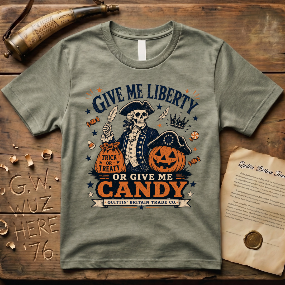 Give Me Liberty or Give Me Candy Halloween T-Shirt