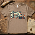 Retro 1976 Bicentennial Cruisin' Through '76 T-Shirt
