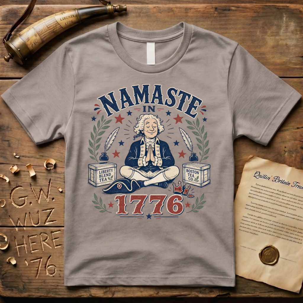 Namaste in 1776 Yoga T-Shirt