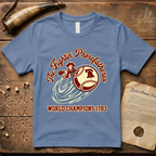The Fightin' Phorefathers - World Champions 1783 Ben Franklin Baseball T-Shirt