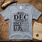 Big DEC Energy Since 1776 Declaration of Independence Light T-Shirt