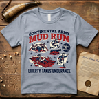 Continental Army Mud Run Liberty Takes Endurance T-Shirt
