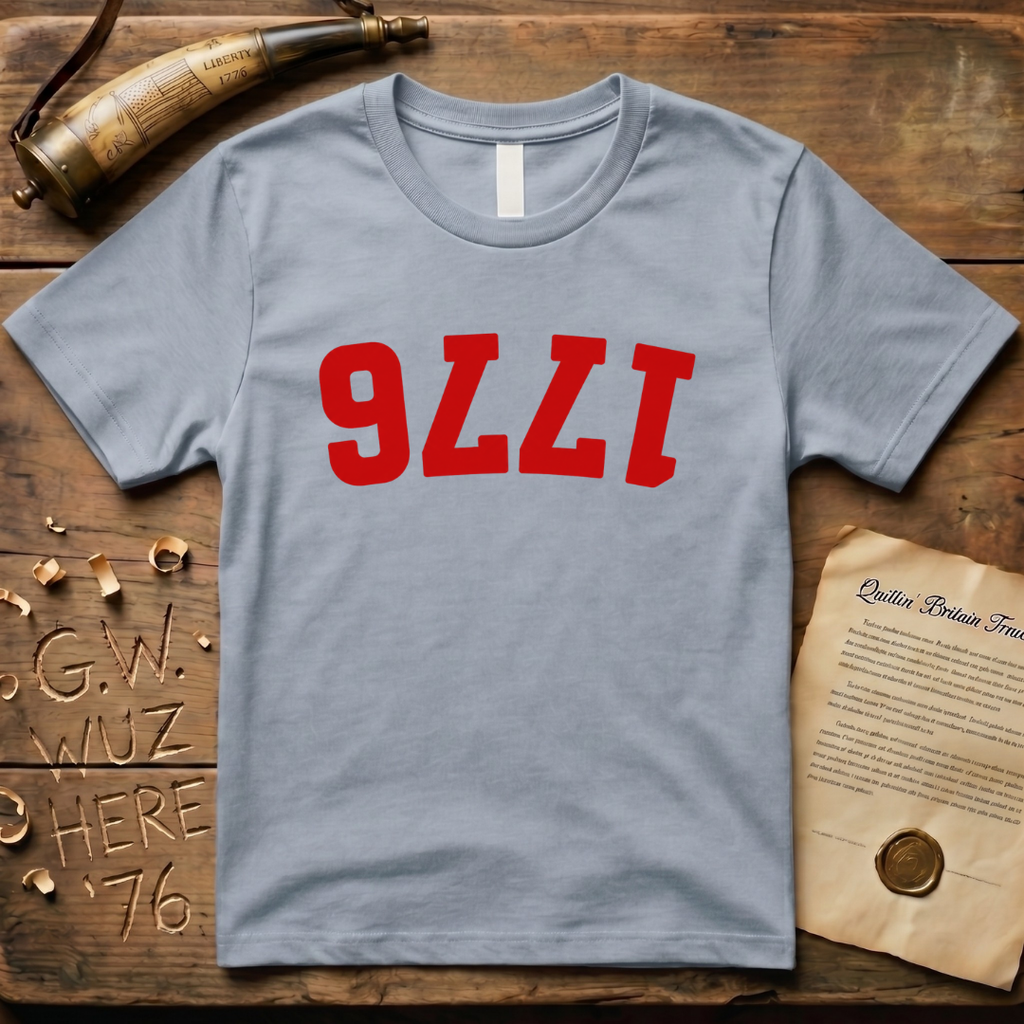 Red Upside Down 1776 T-Shirt