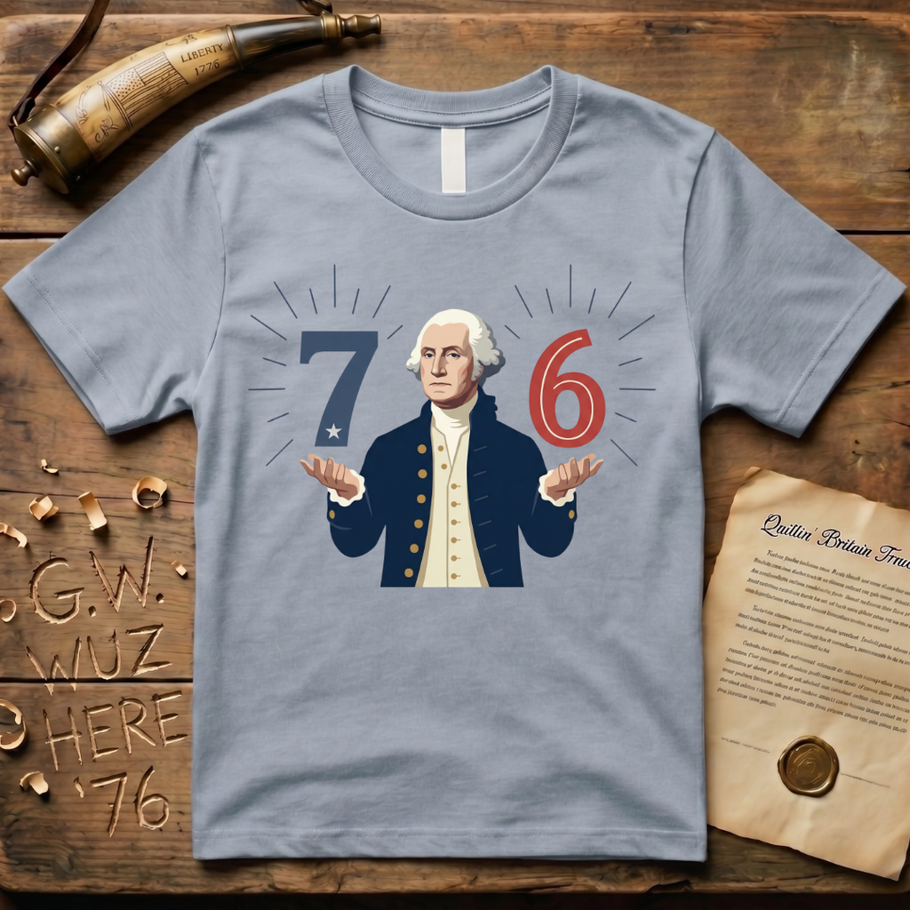 George Washington 1776 6-7 7-6 T-Shirt