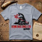 Quittin' Britain Trade Co. Biting Back Since 1776 Timber Rattlesnake T-Shirt