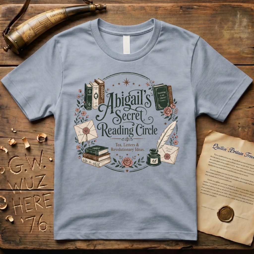 Abigail Adam's Secret Reading Circle T-Shirt