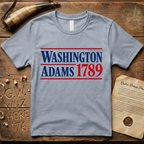 Washington - Adams 1789 Presidential Campaign T-Shirt