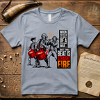 When You're In The Middle of a Revolutionary War But That Beat is Straight Fire Crazed Light T-Shirt