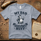 My Dad is a History Buff Woodcut Father's Day T-Shirt