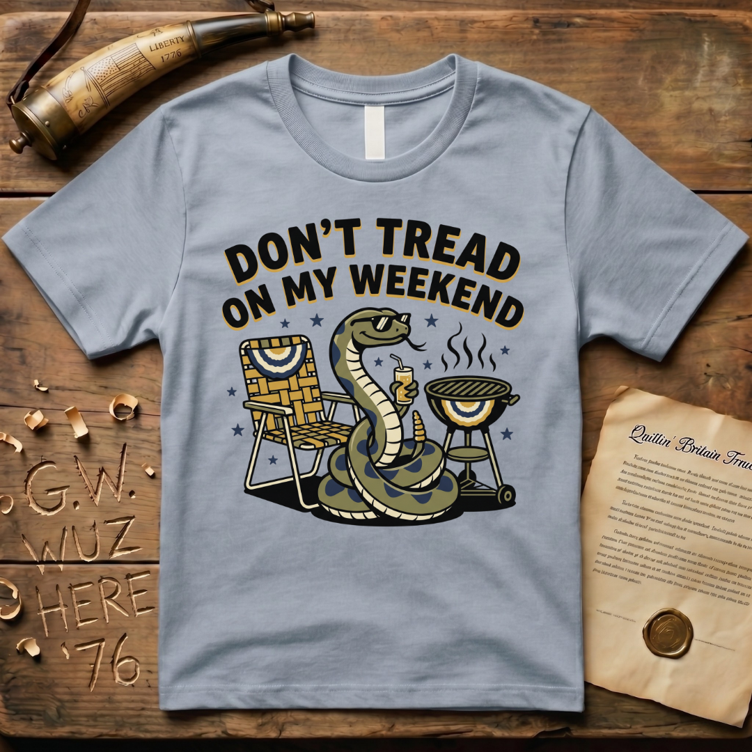 Don't Tread on My Weekend Snake Light T-Shirt