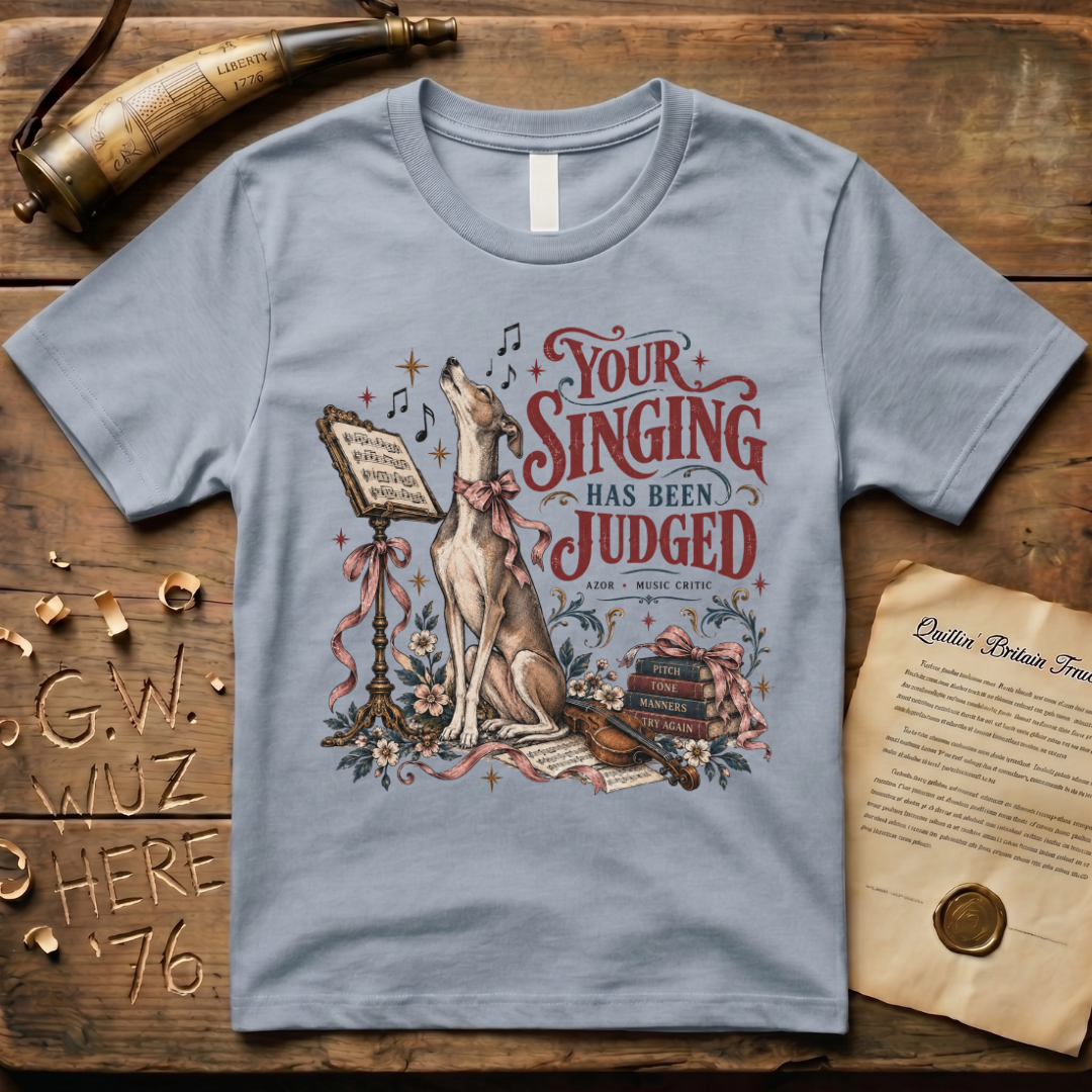Azor - Baron von Steuben's Singing Italian Greyhound T-Shirt