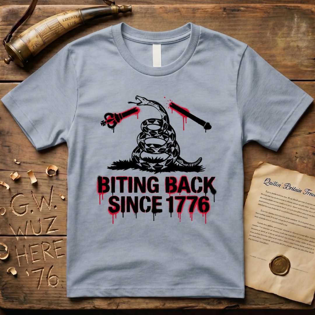 Biting Back Since 1776 Gadsen Snake T-Shirt