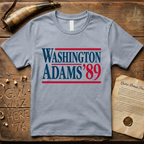 Washington - Adams '89 Classic Presidential Campaign T-Shirt