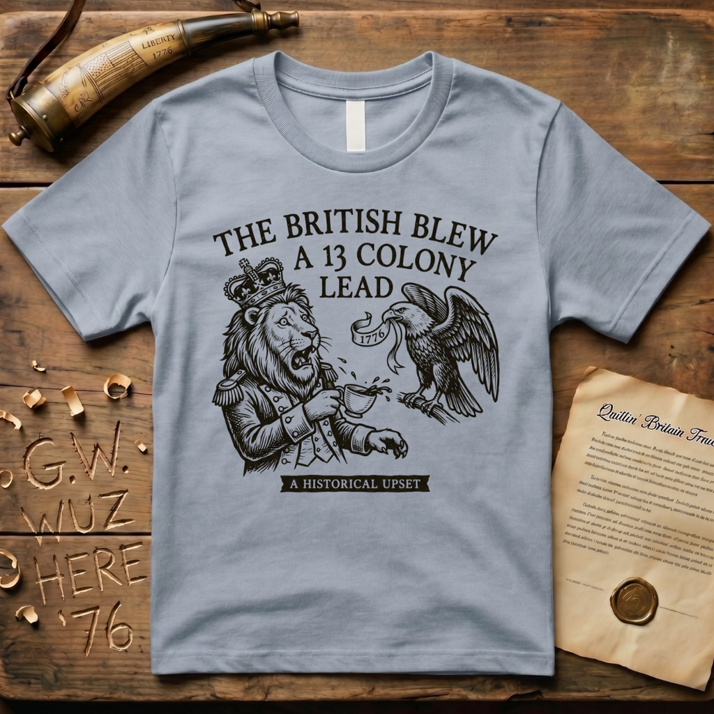 The British Blew a 13 Colony Lead Meme Design T-Shirt