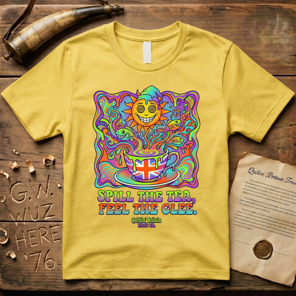 Dopamine Psychedelic Spill The Tea, Feel The Glee T-Shirt