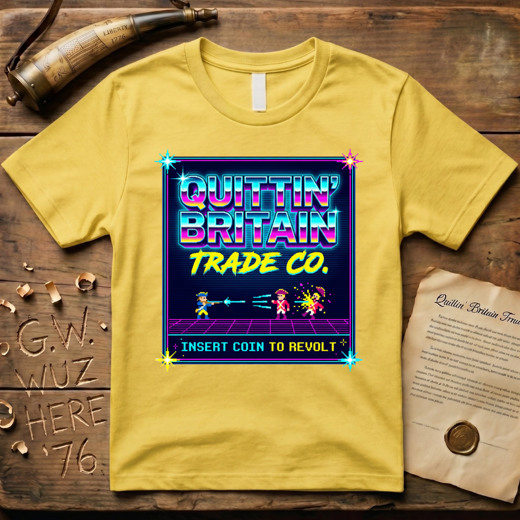 8-Bit Insert Coin To Revolt Arcade-Style T-Shirt