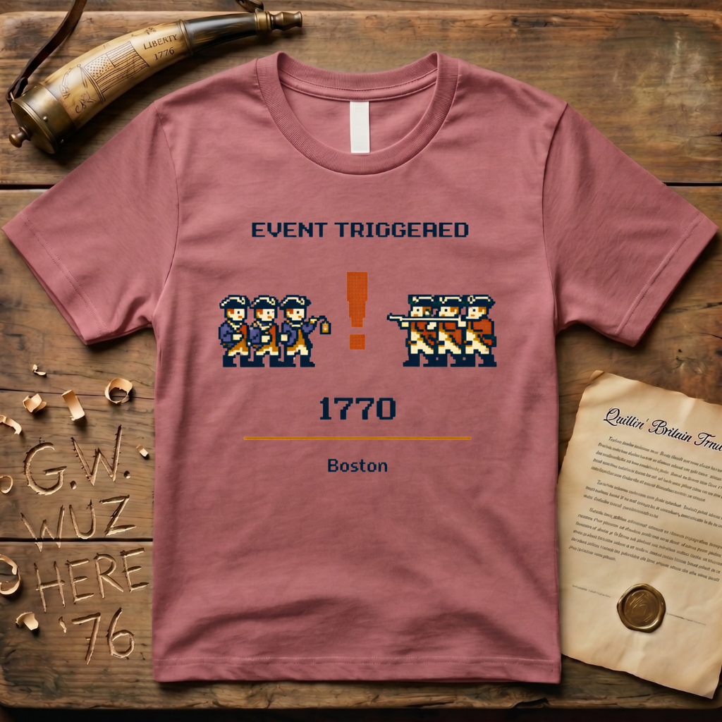 8-Bit Event Triggered Boston 1770 T-Shirt