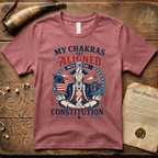 My Chakras are Aligned with the Constitution Meditation T-Shirt
