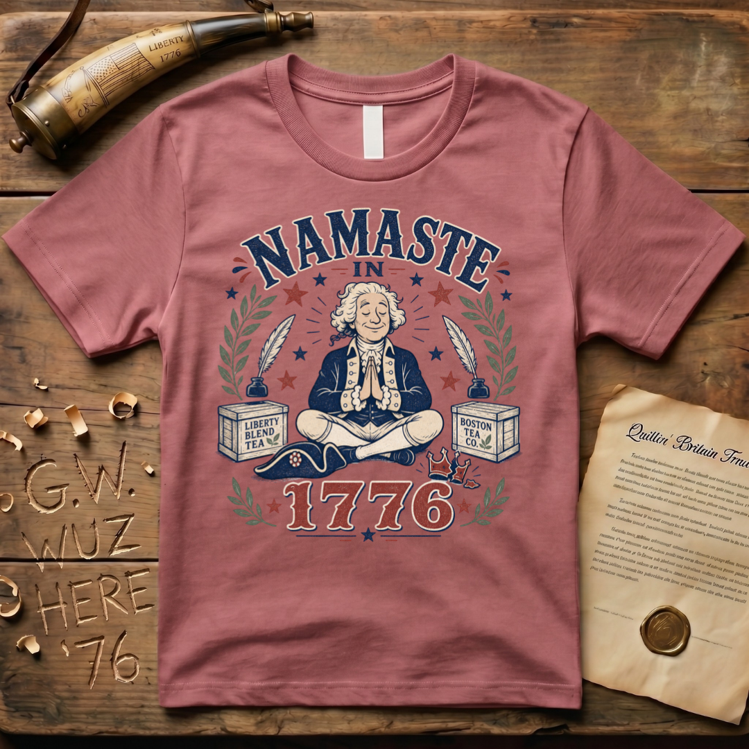 Namaste in 1776 Yoga T-Shirt
