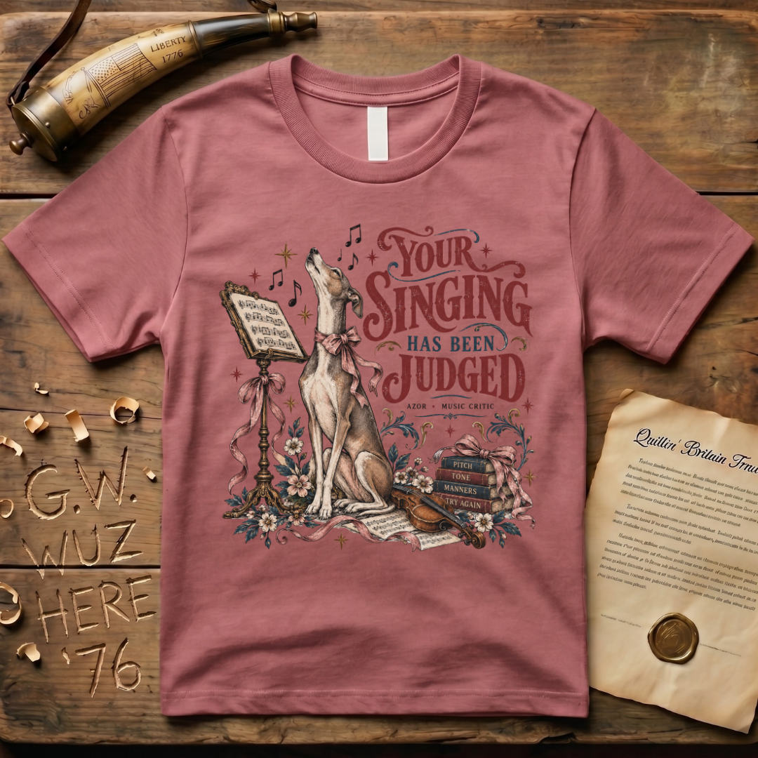 Azor - Baron von Steuben's Singing Italian Greyhound T-Shirt