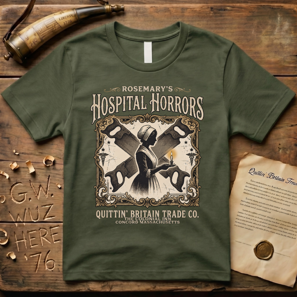 Rosemary's Hospital Horrors The Colonial Inn Ghost Story Dark T-Shirt