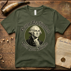George Washingdone with Your Attitude Badge Design T-Shirt
