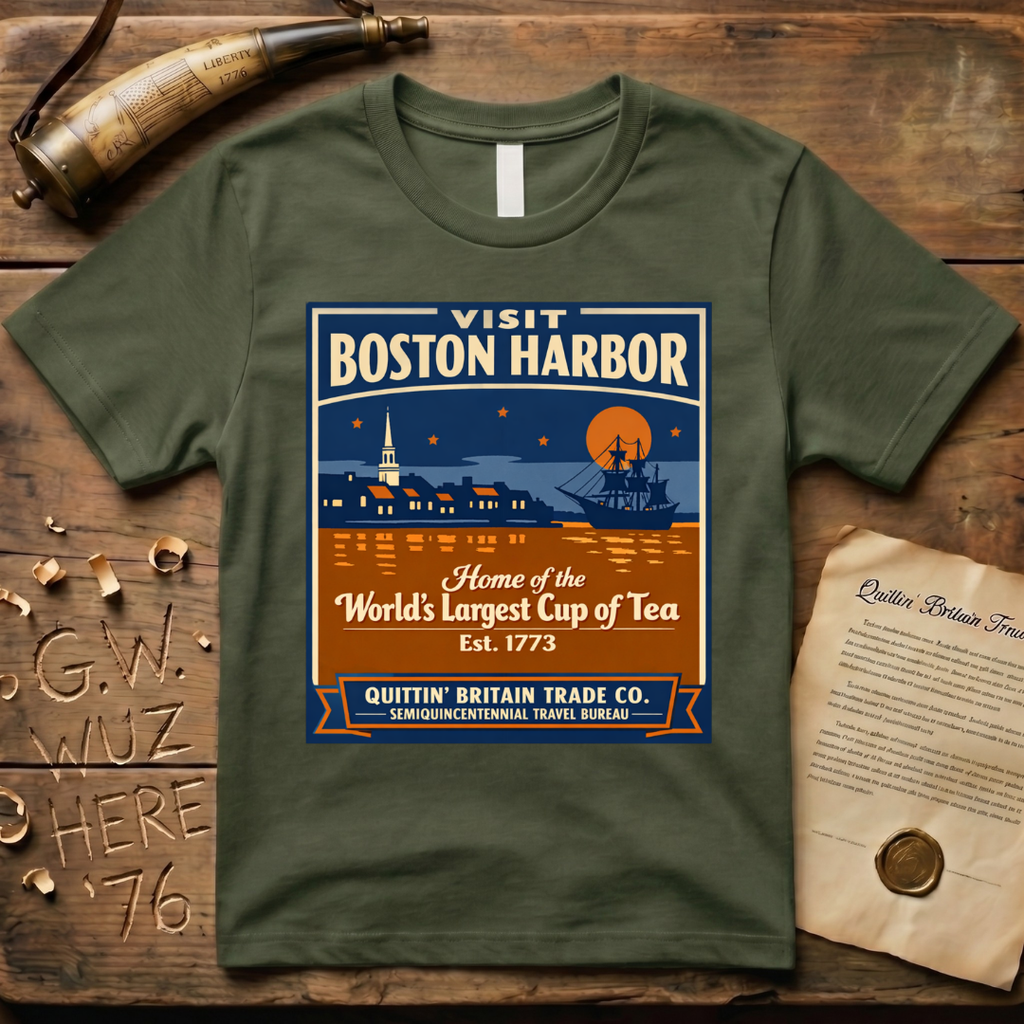 Boston Harbor Home of the World's Largest Cup of Tea T-Shirt