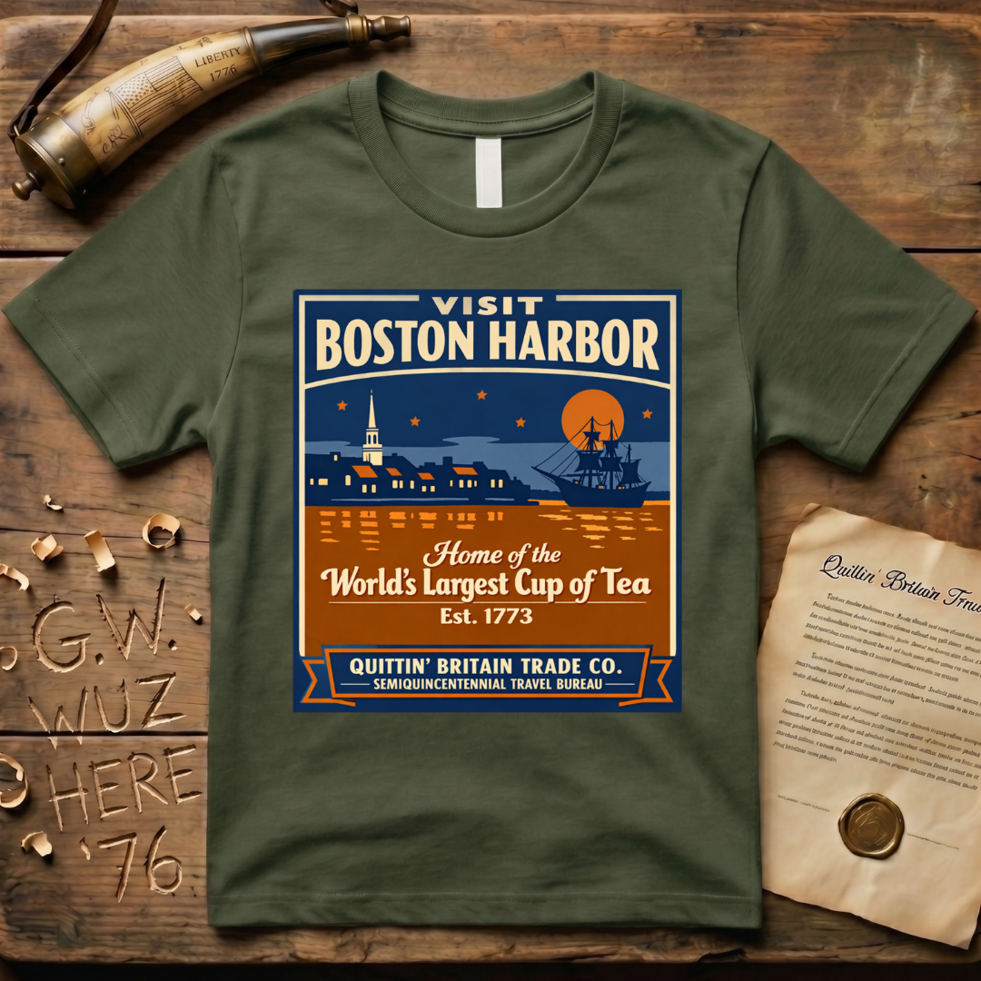 Boston Harbor Home of the World's Largest Cup of Tea T-Shirt
