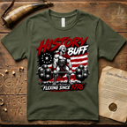 History Buff Flexing Since 1776 Spartan Lifting T-Shirt