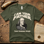 Benjamin Franklin I Am Your Founding Father Dark Father's Day T-Shirt