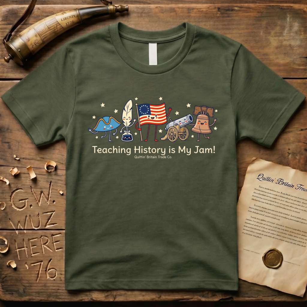 Teaching History is My Jam School Teacher Dark T-Shirt
