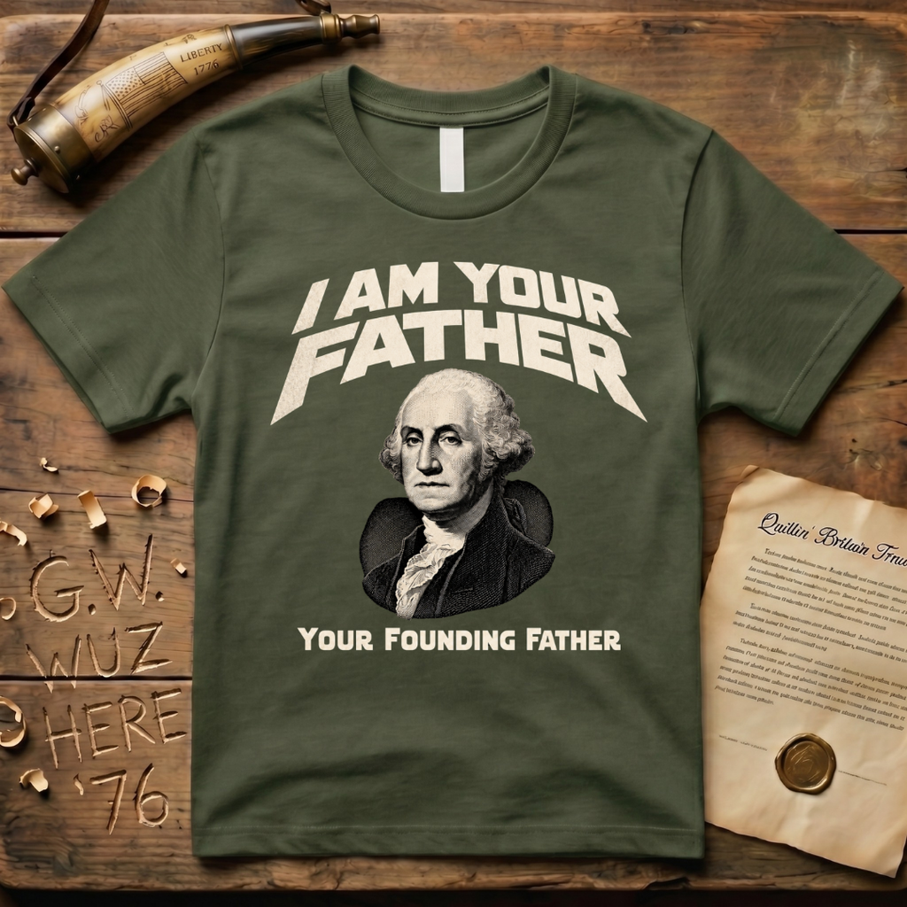 George Washington I Am Your Founding Father Dark Father's Day T-Shirt