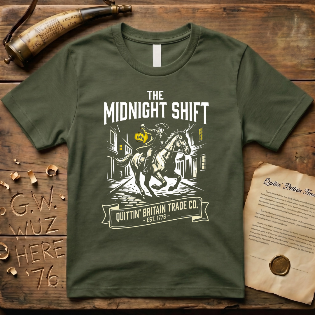 Paul Revere is on The Midnight Shift T-Shirt