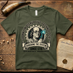 Ben Franklin Disruptive Technologies Shocking the System T-Shirt