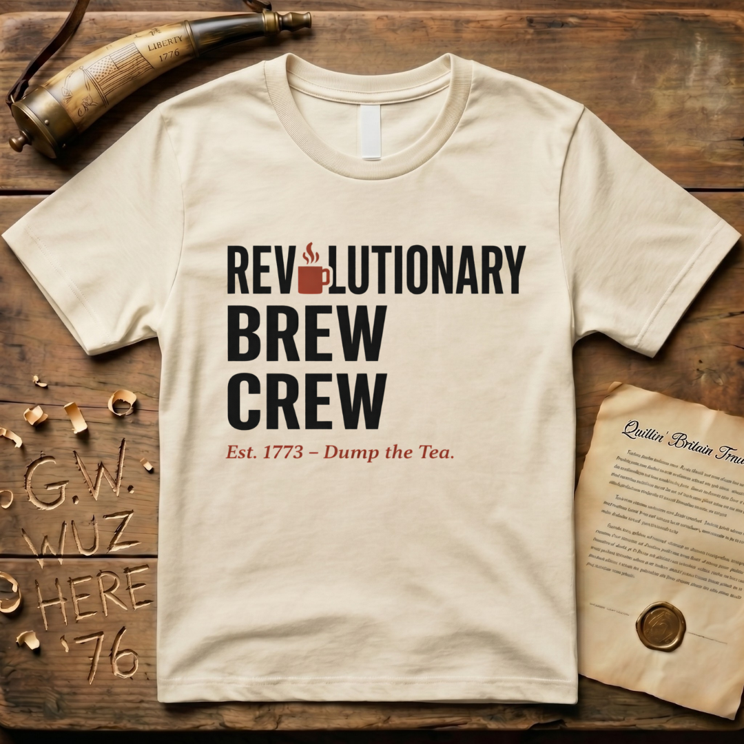 Revolutionary Brew Crew, Dump the Tea - Est. 1773 T-Shirt
