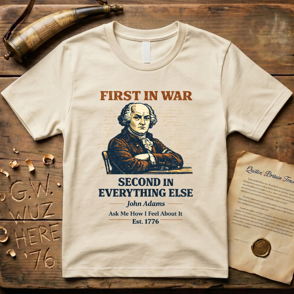 John Adams First In War, Second In Everything Else Est. 1776 T-Shirt