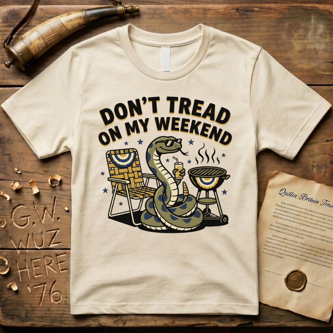 Don't Tread on My Weekend Snake Light T-Shirt