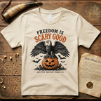 Freedom is Scary Good American Eagle Pumpkin Halloween T-Shirt