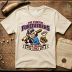 The Fightin' Forefathers World Champions 1783 Baseball Retro Batter T-Shirt