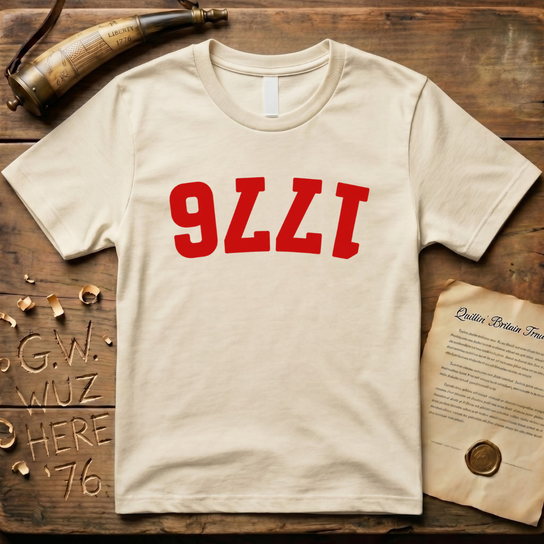 Red Upside Down 1776 T-Shirt